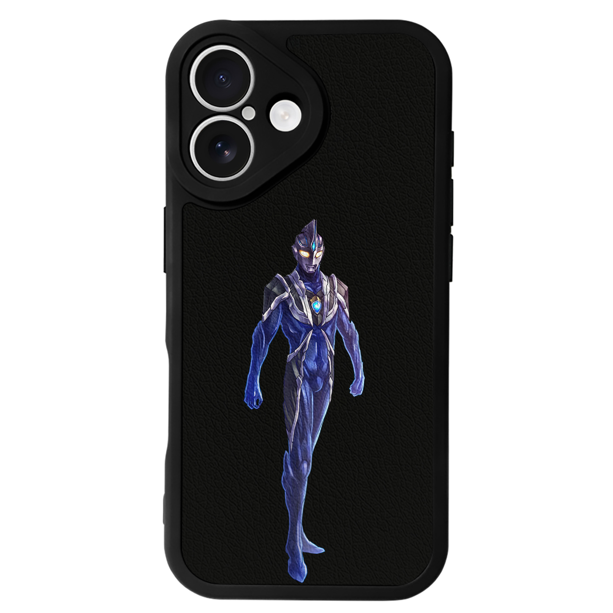 （画像用） ウルトラマン Ultraman 【iPhone 16シリーズ対応】シリコンスマホケース（レザー調） 材質：シリコン
